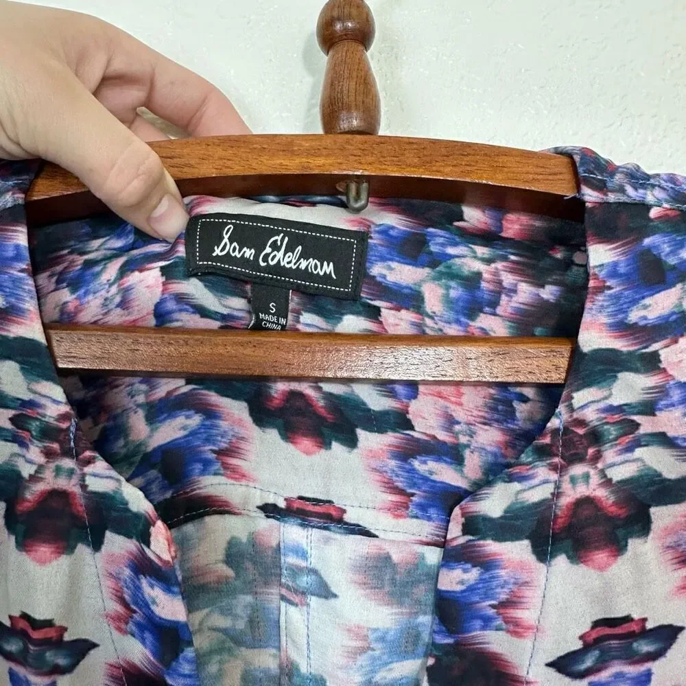 Sam Edelman Devon Long Sleeve Blouse Size S